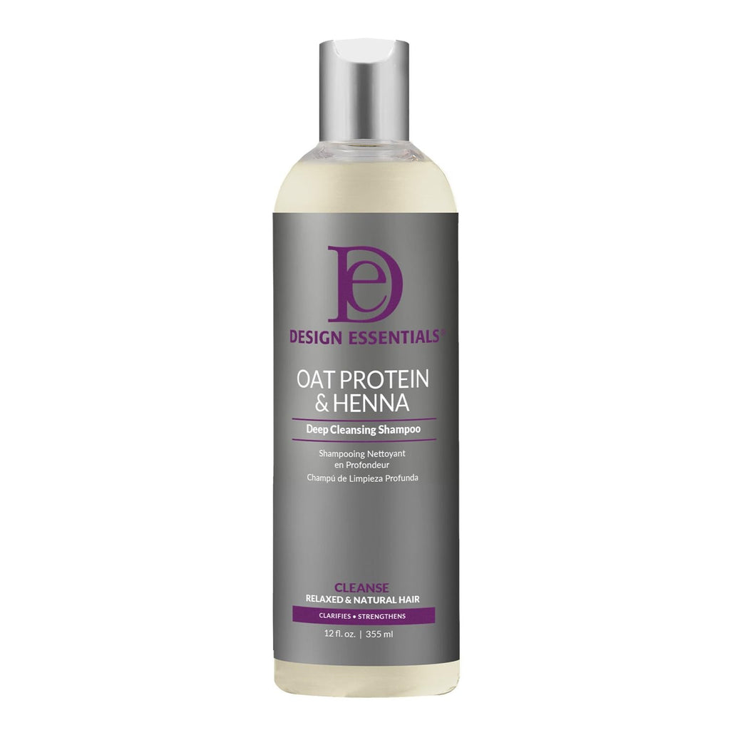 Design Essentials Oat Protein And Henna Deep Cleansing Shampoo 355ml