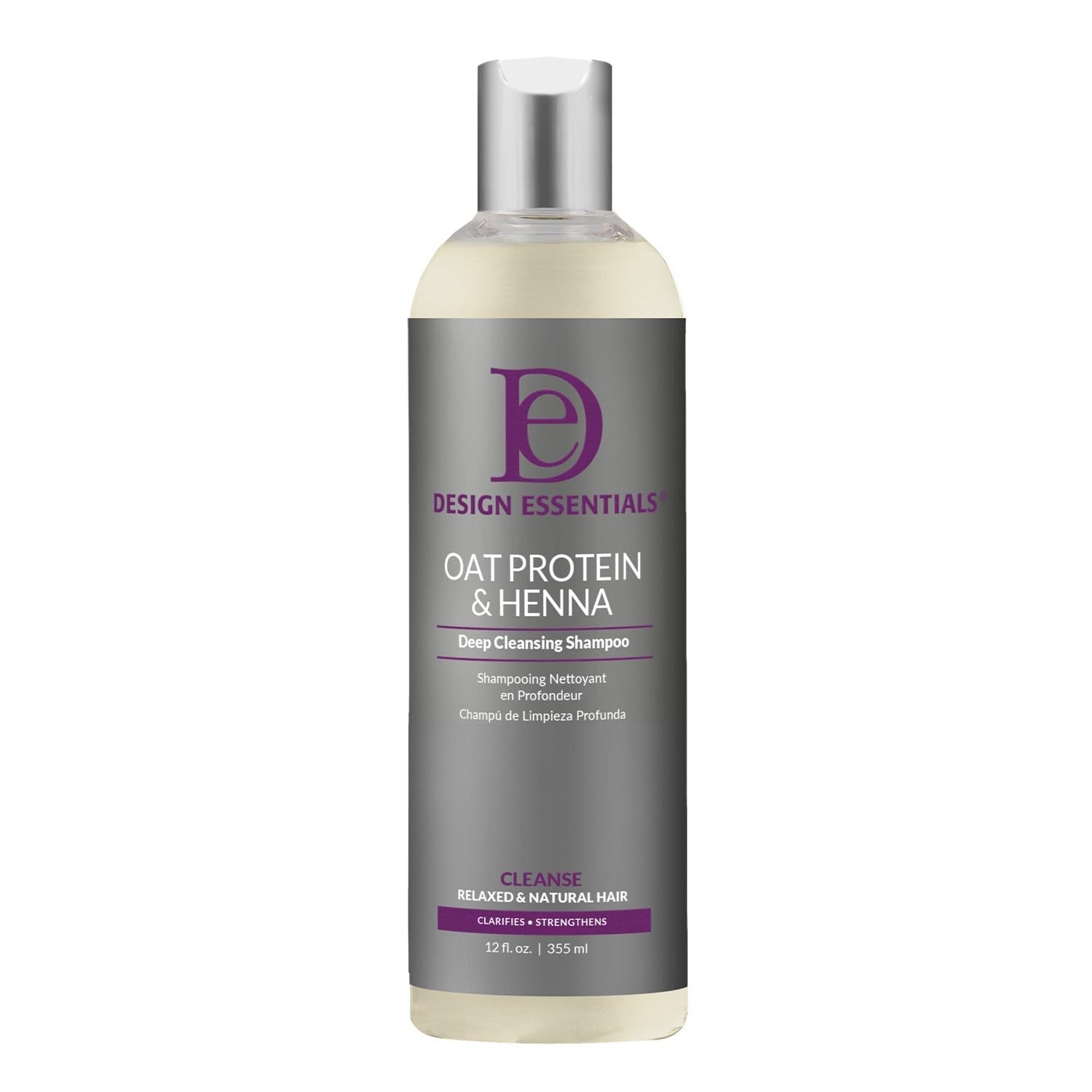 Design Essentials Oat Protein And Henna Deep Cleansing Shampoo 355ml