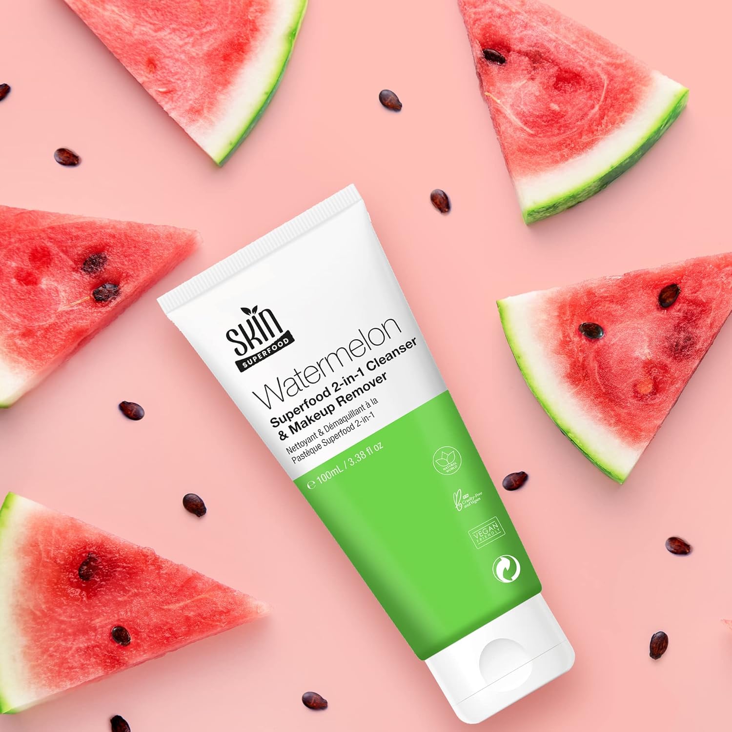 Skin Superfood Watermelon Superfood 2 In 1 Cleanser And Makeup Remover 100ml-3