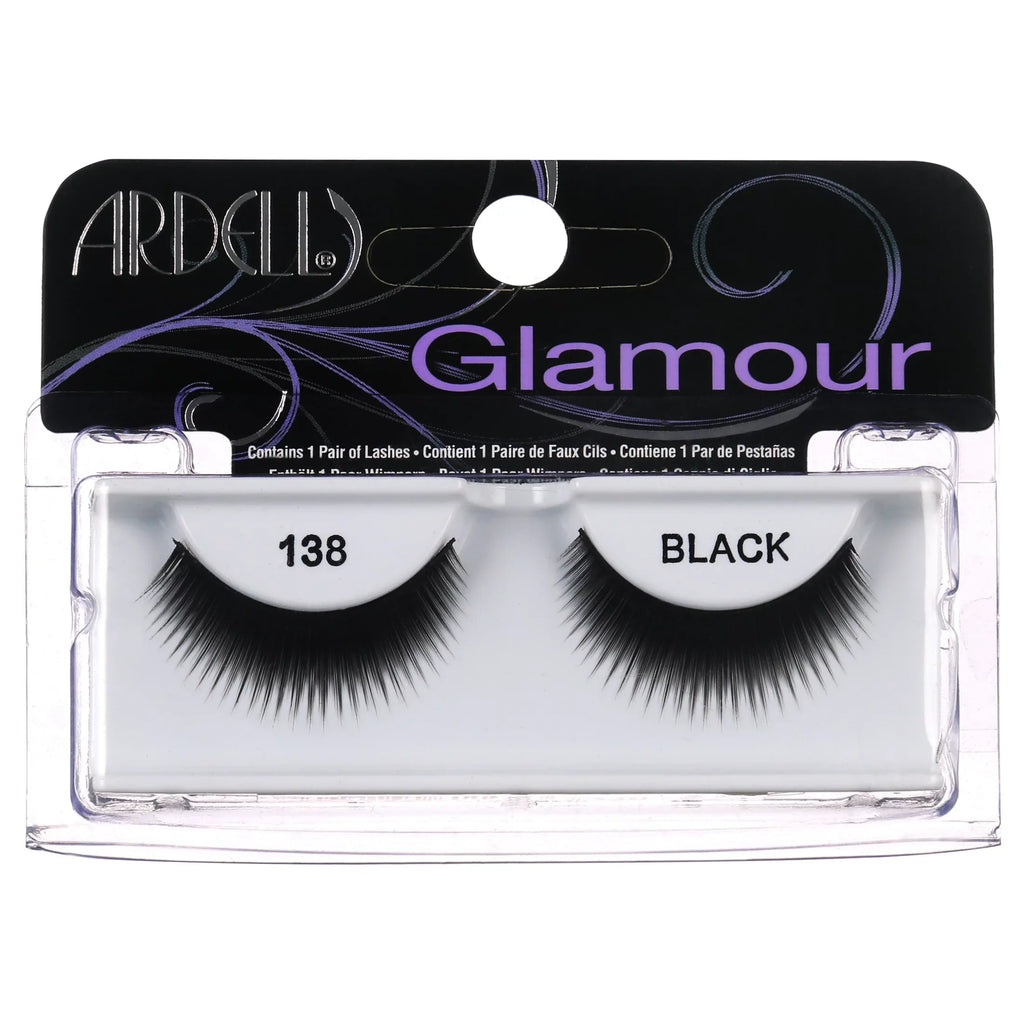 Ardell 100% Human Hair False Fashion/Natural Eye Lashes 138 Black