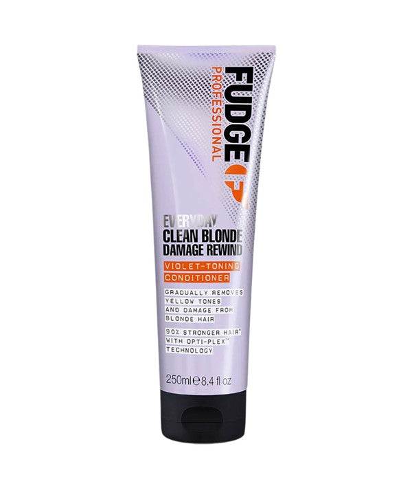 Fudge Everyday Clean Blonde Damage Rewind Violet Toning Conditioner 250ml