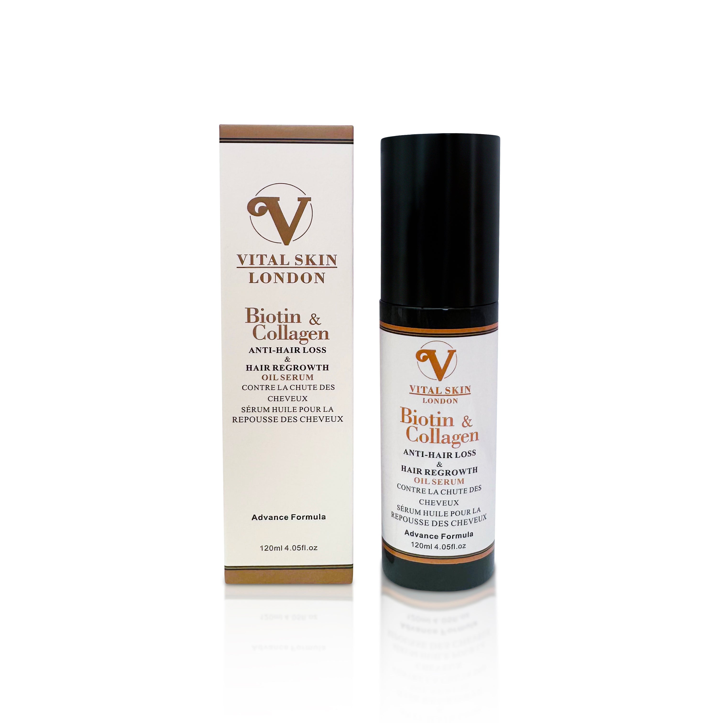 Anti Hair Loss & Hair Regrowth Oil Serum (Biotin & Collagen)