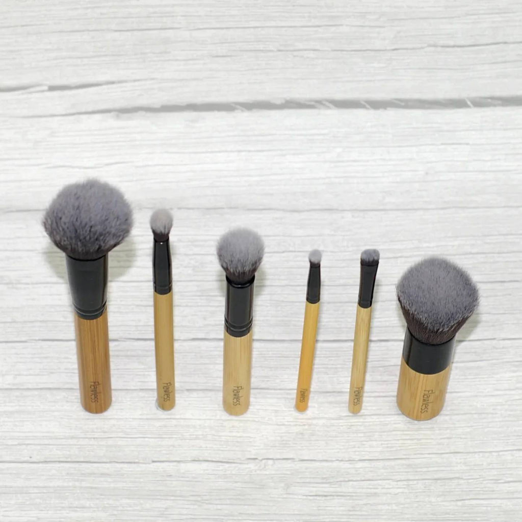 Dewy Skin Bamboo Makeup Brush Set-2