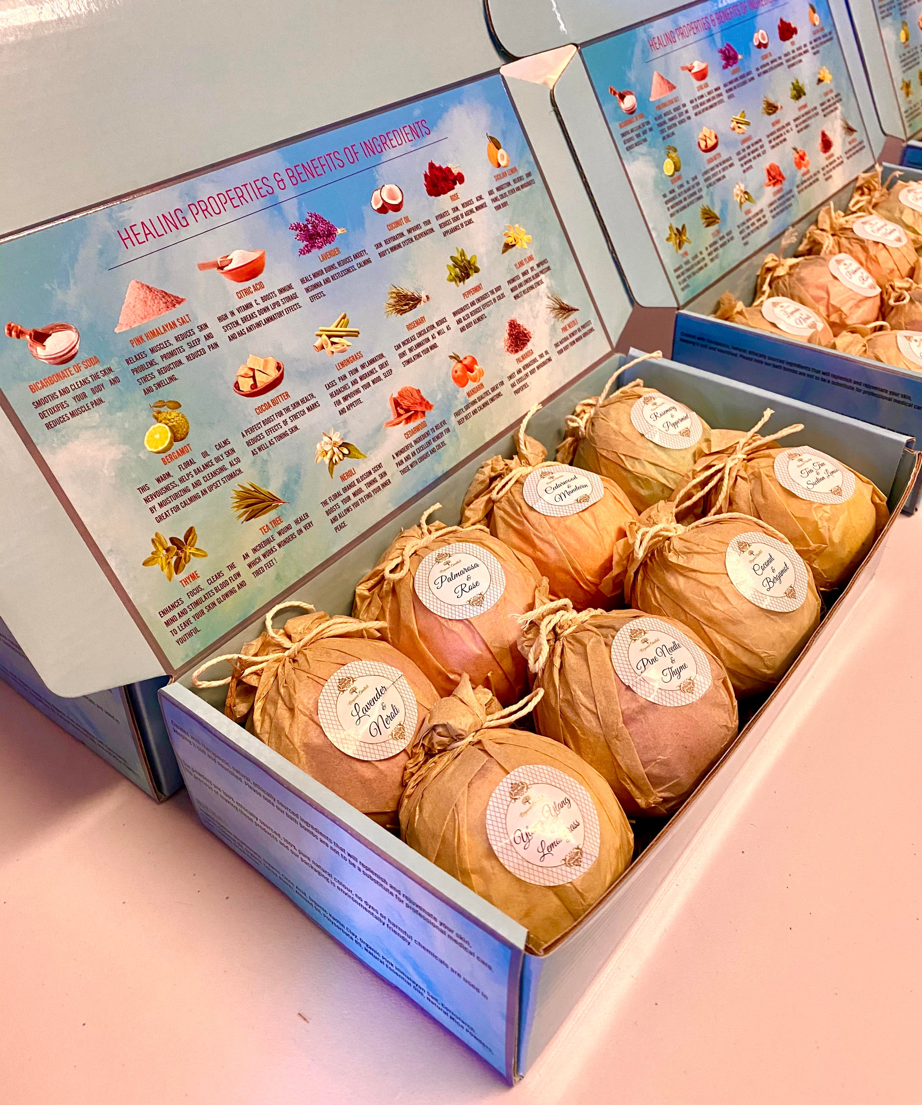 Luxury Therapeutic 'Purity' Bath Bomb Gift Set
