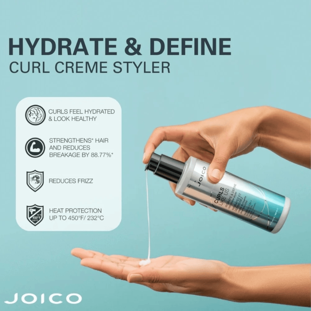 Joico Curls Like Us Hydrate And Define Curl Creme Styler 200ml-3